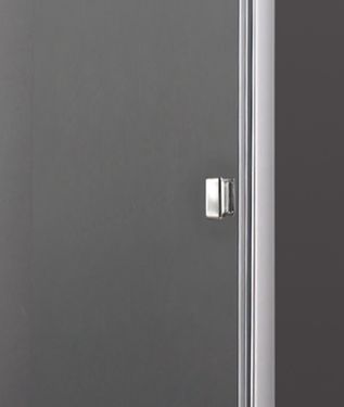 AQUATEK GLASS B5 105cm dvere do niky, profil chróm, sklo číre, GLASSB5CH10562