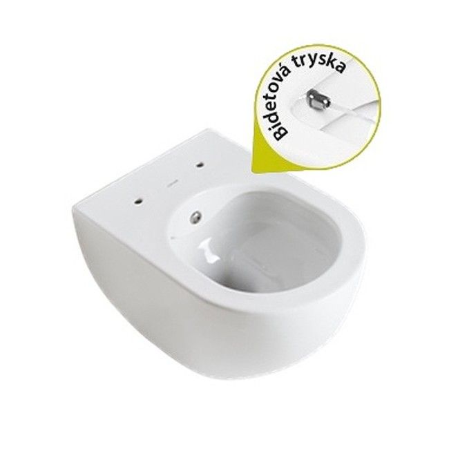 ALEA REMO WC RIM-OFF a bidet (2 v 1) závesné, FE322