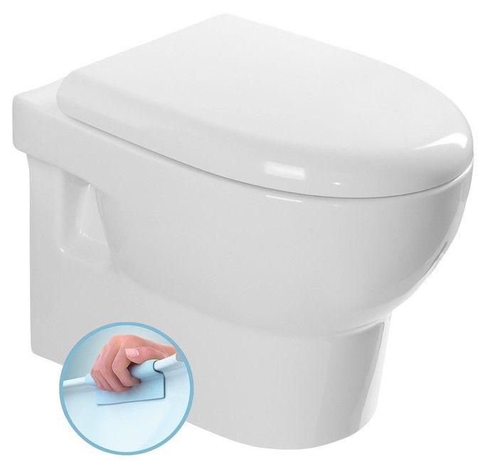 AQUALINE ABSOLUTE 50cm RIMLESS WC závesné, 10AB02002