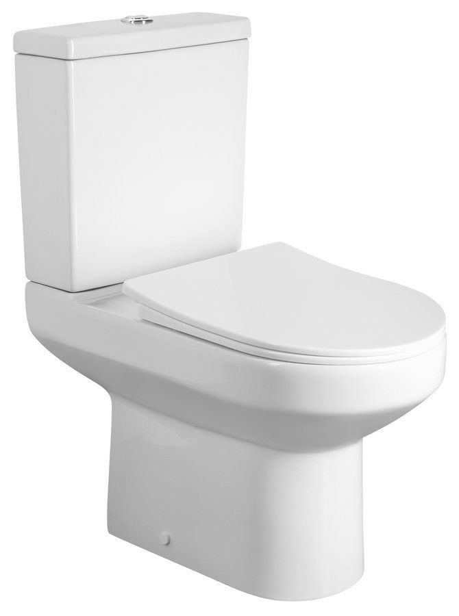 AQUALINE VERMET 62,5cm WC kombi s nádržkou a splachovacou súpravou, zadný/spodný odpad, VR038