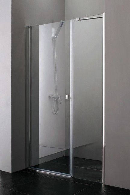 AQUATEK GLASS B7 105cm dvere do niky, profil chróm, sklo číre, GLASSB7CH10562