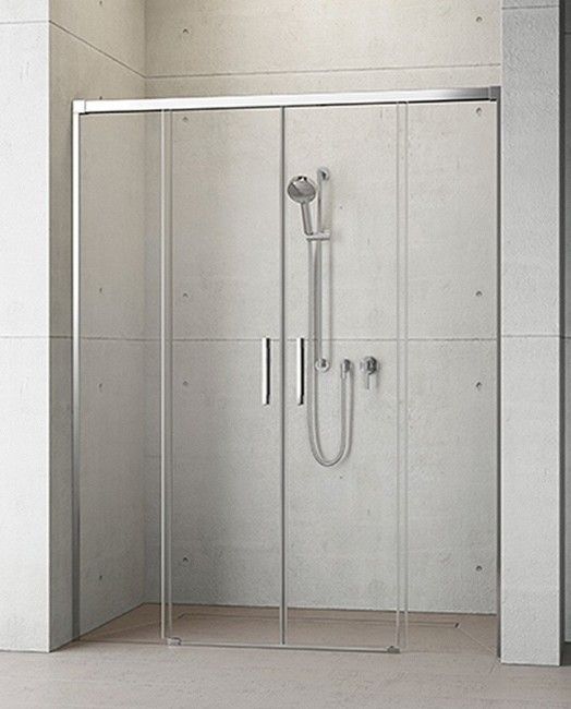 RADAWAY IDEA DWD 190cm sprchové dvere do niky, profil chróm, sklo číre, 387129-01-01