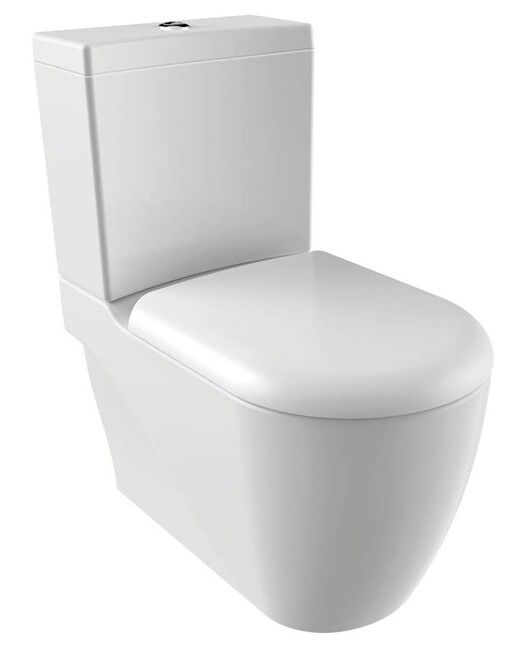 SAPHO GRANDE XL 73cm WC kombi so splachovaním, zadný/spodný odpad, biele, GR360